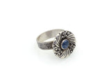 Blue Swirl Ring